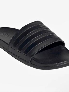 Adidas Adilette Comfort Slide Sandals in Black US 17 NWT